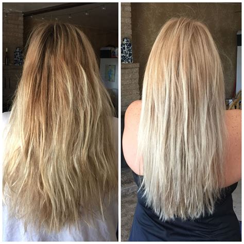 Putting Ash Blonde Over Bleached Hair Before And After Toning My Own