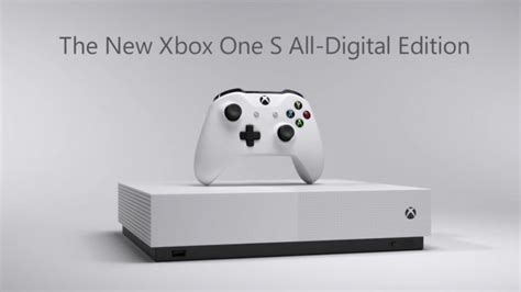 Microsofts Disc Less Xbox One S All Digital Edition Console Is