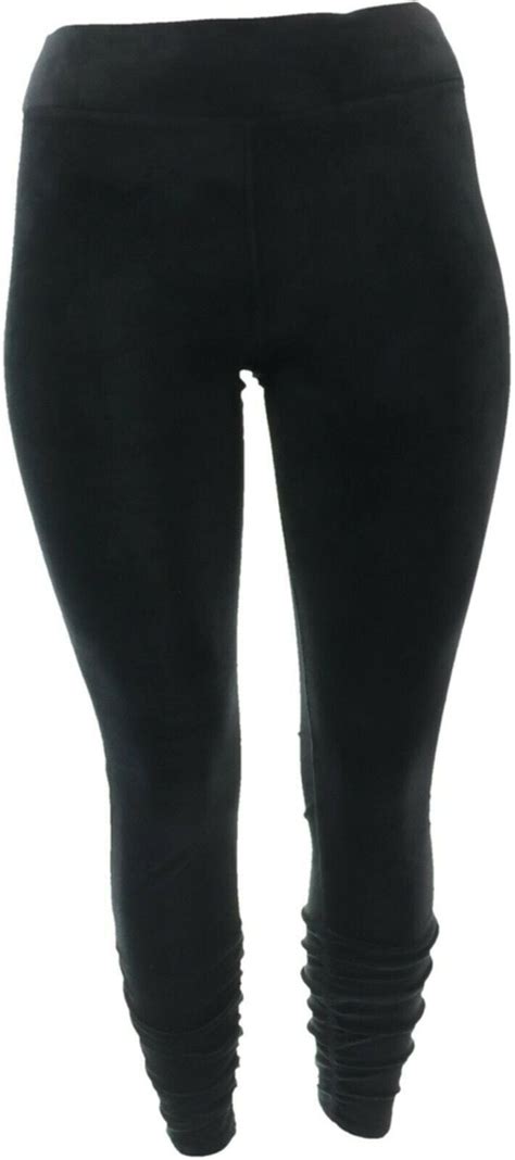 Susan Lucci Susan Lucci Collection Velour Leggings Ankle Ruching