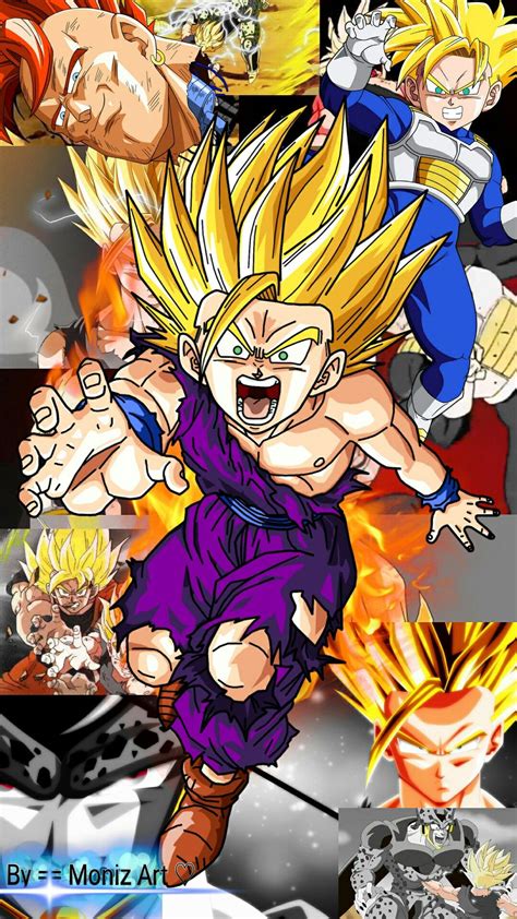 Dragon ball z offers a unique perspective by using time travel to incite the conflict rather than solve it. Gohan saga cell sjj2 | Wallpaper de anime, Dibujos, Dragones