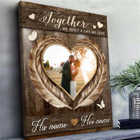 Custom Canvas Prints With Pictures Anniversary Ts For Married