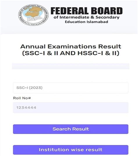 Federal Board Result 11th Class 2023 Announced