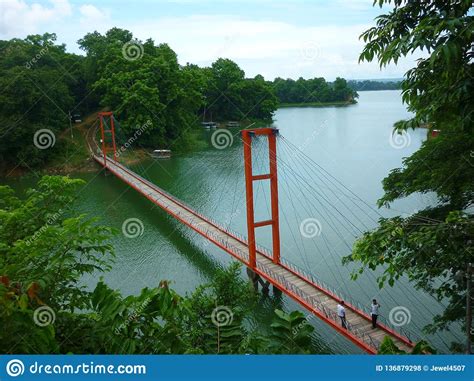 Hanging Bridge Of Rangamati Hill Stock Photography