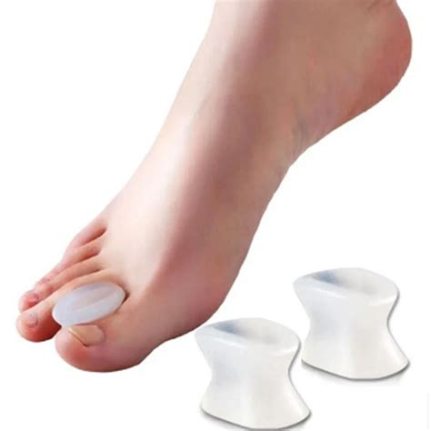 Silicone Gel Toe Separator Spacer Straightener Relief Foot Bunion Pain