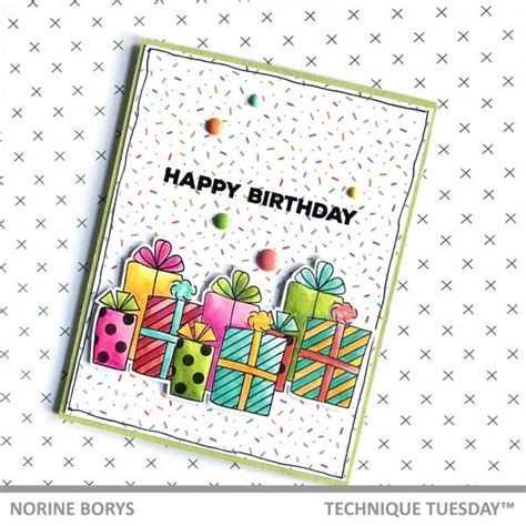 Technique Tuesday Sassy Birthday Cards Velvetlemon