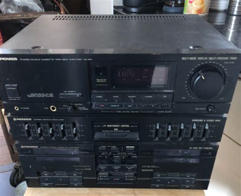 Pioneer Dc Z81 Stereo Double Cassette Tape Deck Amplifier Hifi Ebay