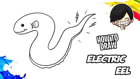 How To Draw An Electric Eel Youtube