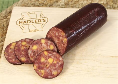 Venison Cheddar Summer Sausage Nadlers Meats