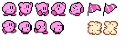 Kirby Pixel Art Transparent These Sprites In Particul