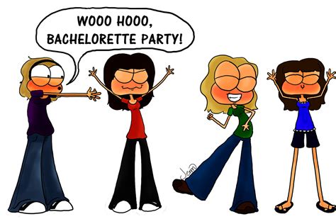 Cartoon Life By Jenn The Bachelorette Party Bridal Shower Is 64080