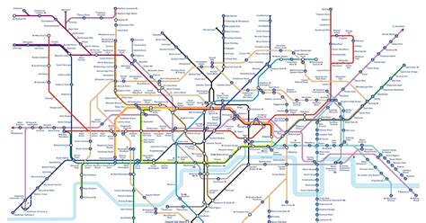 London Underground Map Wallpaper Mural Wall
