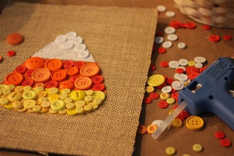 Candy Corn Button Art Repeat Crafter Me