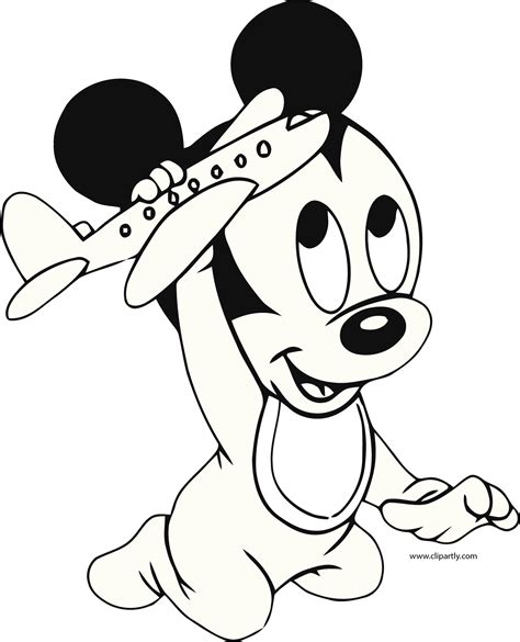 Mickey Mouse Black And White Drawing At Explore