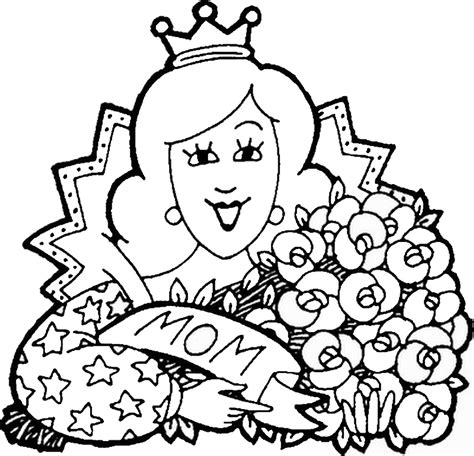 Let your kids to reveal all the imagination! Mother's Day Coloring Pages