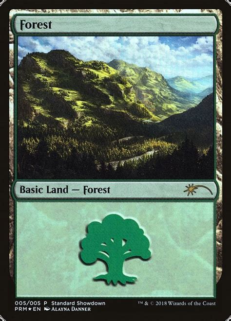 Forest Alayna Danner Standard Showdown Promos Magic The Gathering