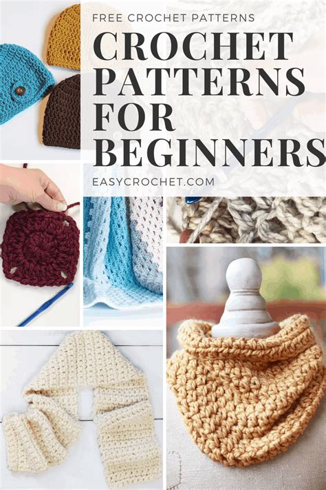 14 Easy Crochet Patterns For Beginners Easy Crochet Patterns