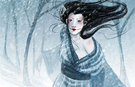 Yuki Onna Lady Of The Snow A Female Demon And Symbol Of Death In