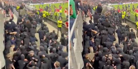 West Ham Fan Goes Viral For Single Handedly Holding Off Dutch Hooligans Indy100