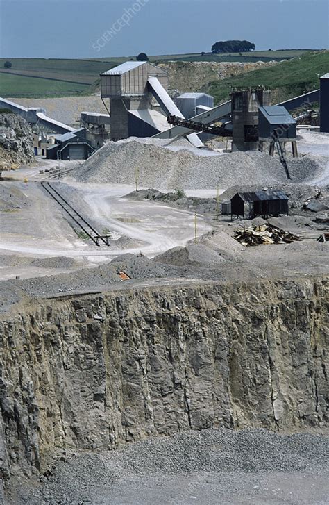 Limestone Quarry Stock Image T8500122 Science Photo Library