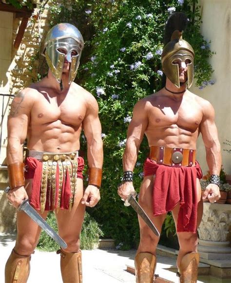 Arenafighter Gladiators Ready For The Arena Greek Men Roman