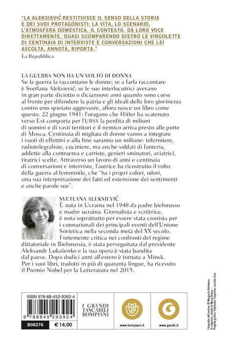 La Guerra Non Ha Un Volto Di Donna Lepopea Delle Donne Sovietiche Nella Seconda Guerra