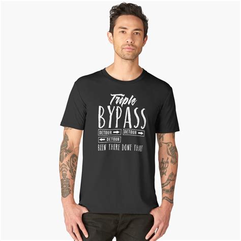 Cute Funny Triple Bypass Surgery Recovery Get Well Soon Tee Mens