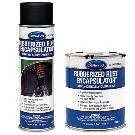 Eastwood Rubberized Rust Encapsulator Undercoating Black