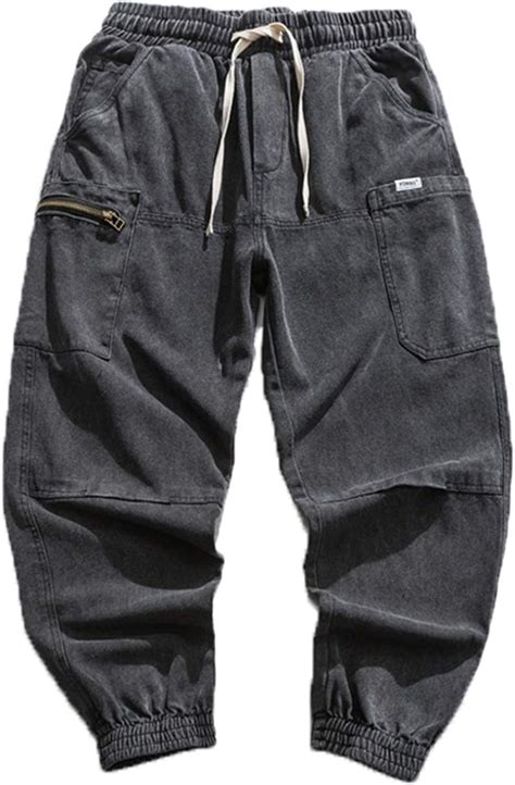 Pantalones Cargo Para Hombre Pantalones Harem De Hip Hop Pantalones Holgados De Moda Con