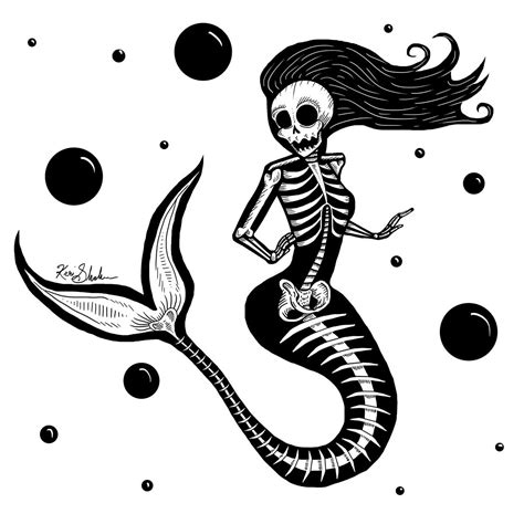 Skeleton Mermaid Coney Island Mermaid Parade 2018 On Behance