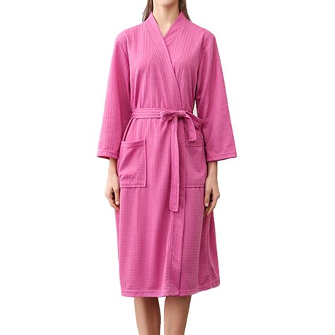 lovers summer fashion waffle bathrobe women water absorption bath robe spa plus size dressing