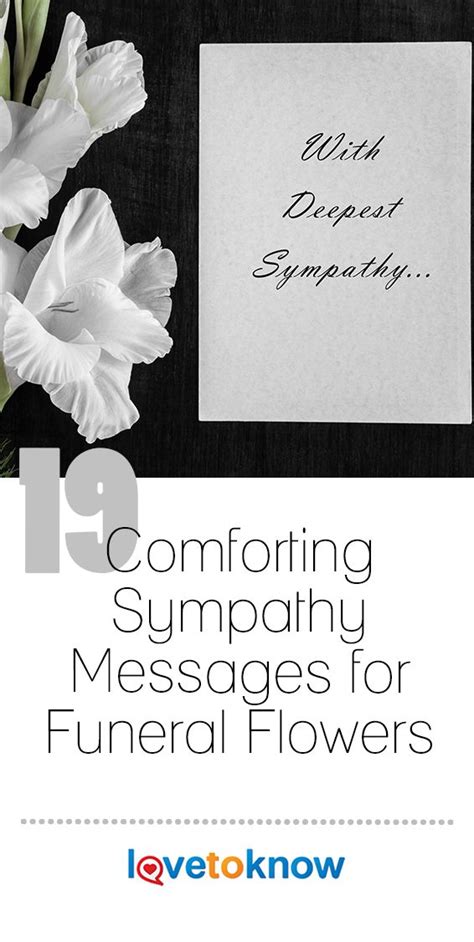 39 Sympathy Message Examples For Funeral Flowers Lovetoknow