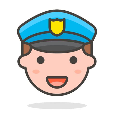 Pria Polisi Petugas Gratis Ikon Dari 780 Free Vector Emoji