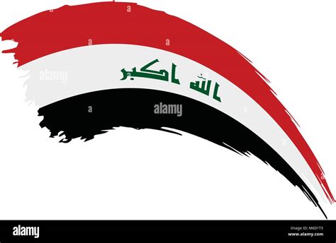 Iraqi Flag Vector Illustration Stock Vector Image And Art Alamy