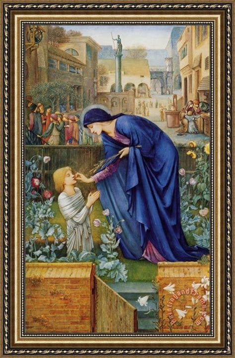 Edward Burne Jones The Prioresss Tale Framed Print For Sale