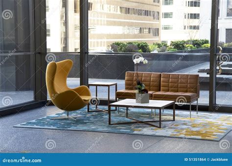 Modern Office Building Lobby Furniture Stock Photo Image Of Beautiful