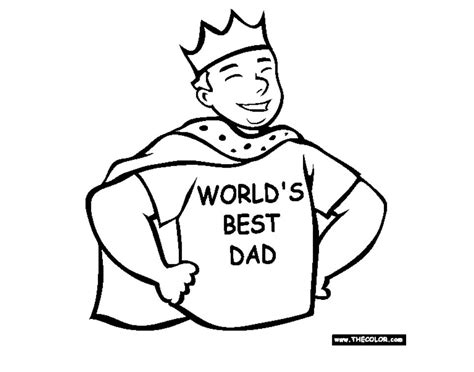 10 Free Printable Fathers Day Coloring Pages For Kids