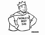 Coloring Dad Pages Father Drawing Fathers Printable Color Kids Happy Christmas Thecolor Cape Birthday Clipartmag Crown sketch template