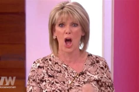 ruth langsford suffers embarrassing wardrobe malfunction on live tv daily star