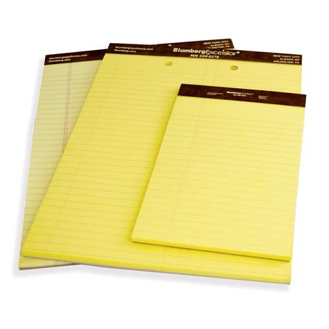 Legal Pads Imprinted Yellow Writing Pads