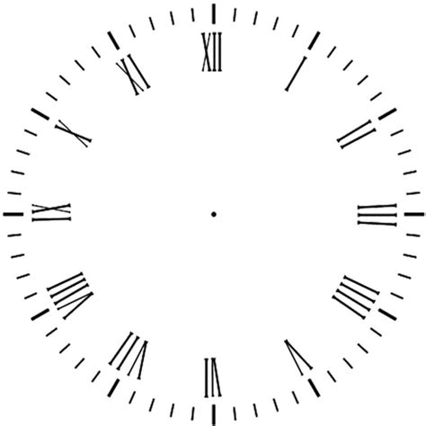 Download Transparent Clock Face Template For Clock Hands Pngkit