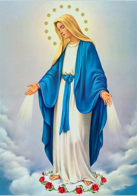 Catholic Images Of The Blessed Virgin Mary Images Poster