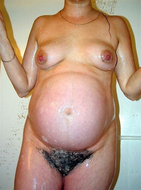 Hairy Pregnant Amateur Takes A Shower 19 Pics Xhamster