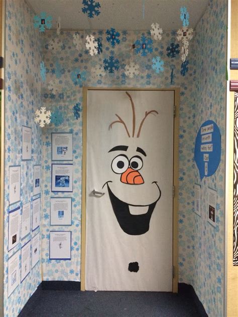 Olaf Classroom Door Frozen Door Decorating Contest Winter Door