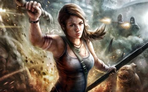 Lara Croft Tomb Raider Video Games Video Game Girls Wallpapers Hd