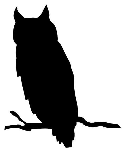 Black Owl Public Domain Vectors