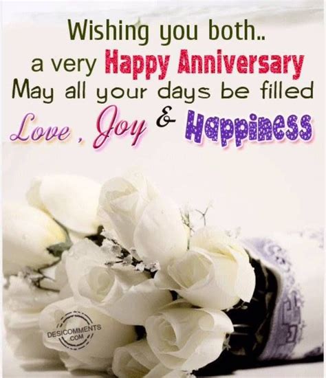 Wishing You Botha Very Happy Anniversary May All Your Days Be