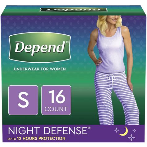 Depend Night Defense Pull Up Underwear For Women Overnight Carewell