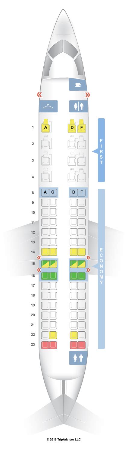 Seatguru Seat Map American Airlines Bombardier Crj 900 Cr9 V1