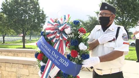 Memorial Day Wreath Ceremony At Fort Sam Houston National Cemetery