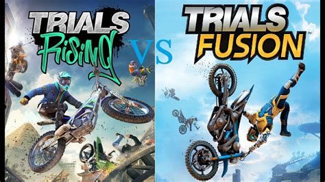 Trials Rising Vs Trials Fusion Gameplay Captured On Playstation 5 4k